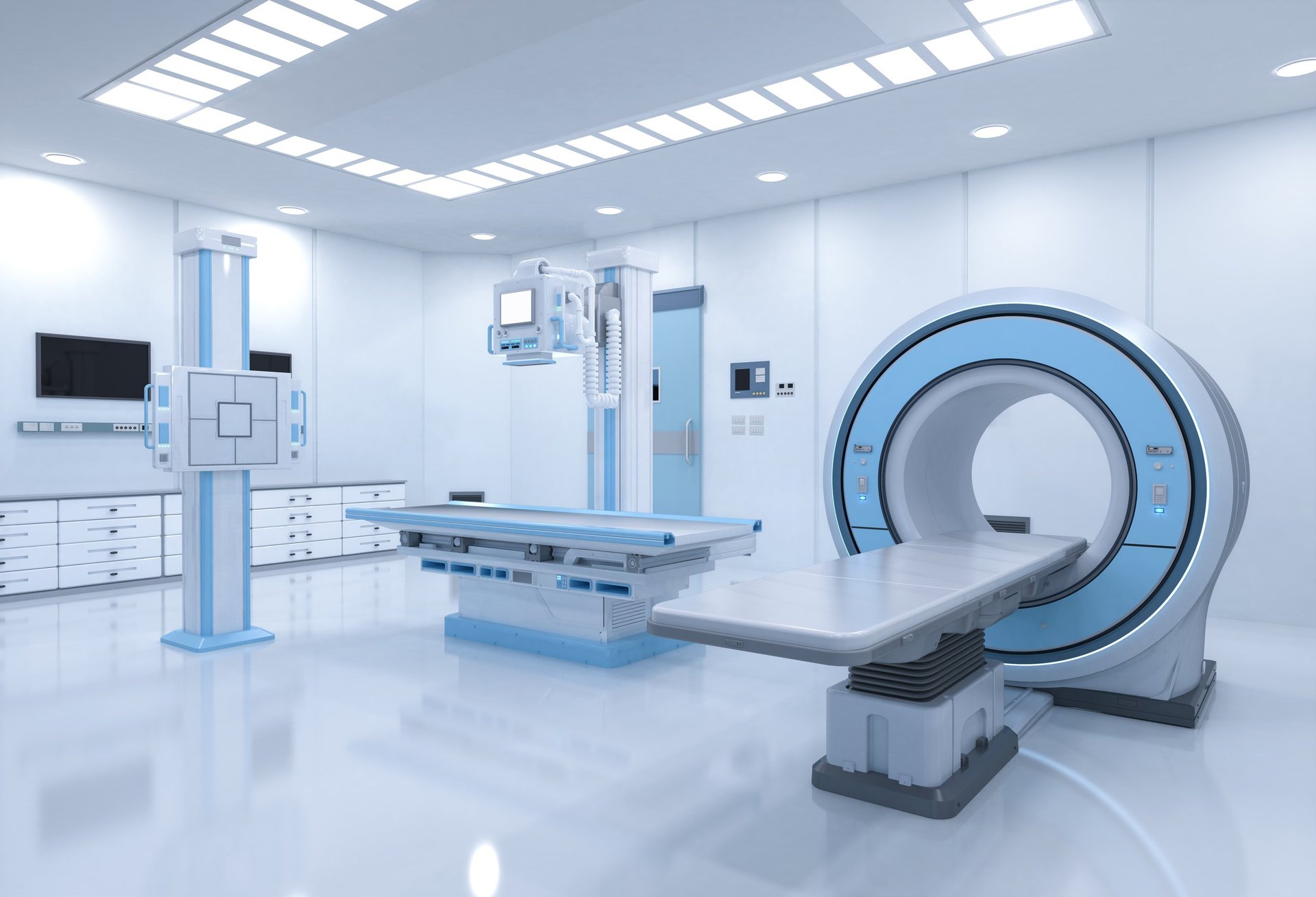 Hospital radiology room
